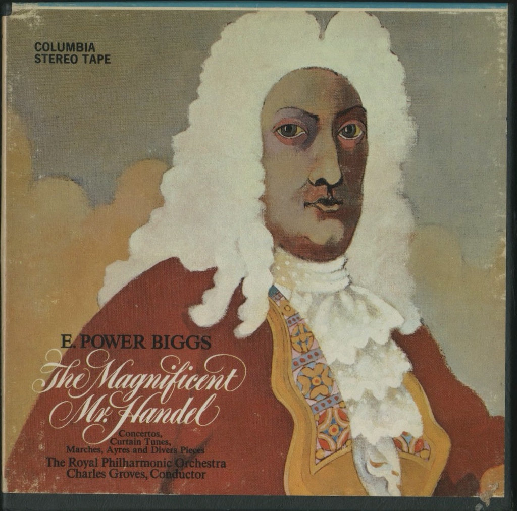 オープンリールテープ E.POWER BIGGS / THE MAGNIFICENT MR. HANDEL 7号 9.5cm/s (3 3/4IPS) 4トラック