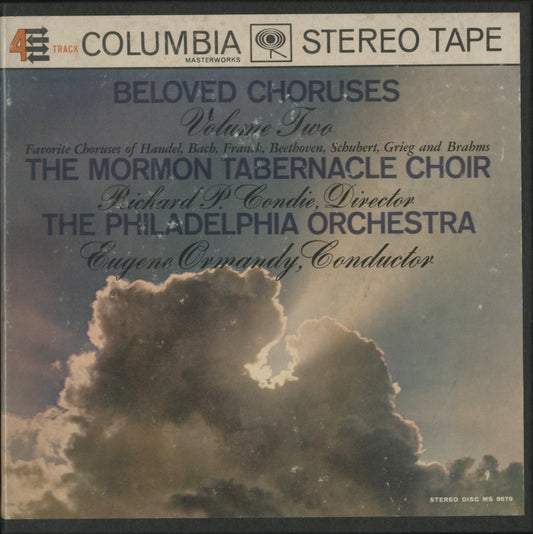 オープンリールテープ モルモンタバナクル合唱団 / BELOVED CHORUSES VOL.2 7号 19cm/s (7 1/2IPS) 4トラック インサート(日焼け、シミ)