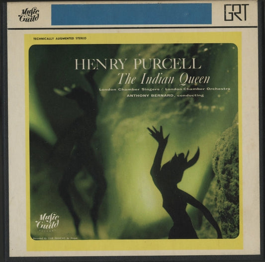 オープンリールテープ アンソニー・ベルナルド / ヘンリー・パーセル:「インドの女王」 7号 19cm/s (7 1/2IPS) 4トラック インサート(シミ)付