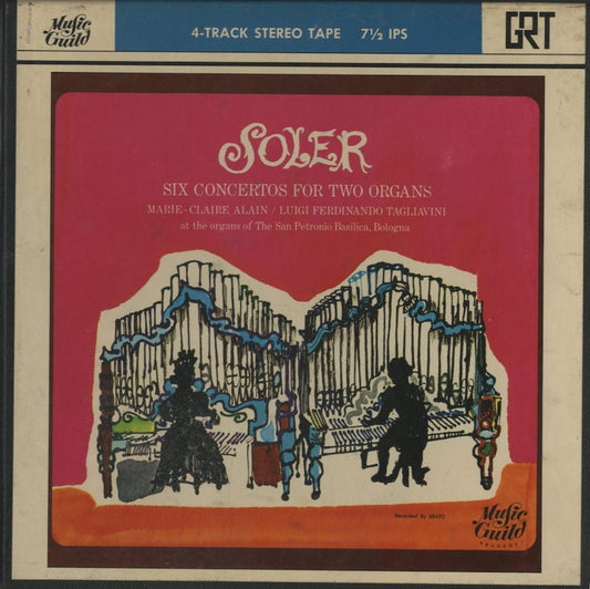 オープンリールテープ マリー・クレール・アラン / ソレール:オルガン協奏曲集 7号 19cm/s (7 1/2IPS) 4トラック