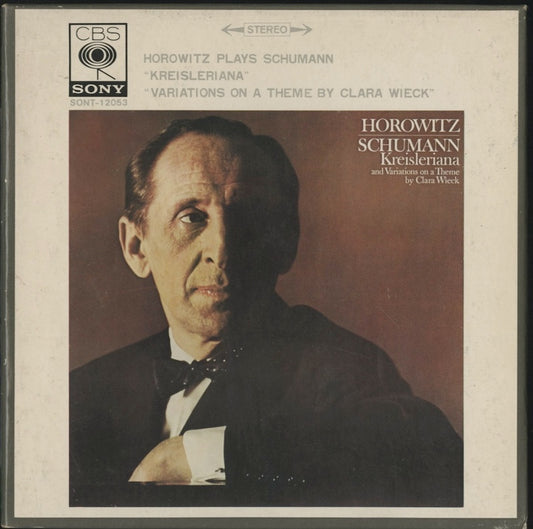 オープンリールテープ ウラディミール・ホロヴィッツ / シューマン:「クライスレリアーナ」他 7号 19cm/s (7 1/2IPS) 4トラック 日本製 ライナー(シミ)付