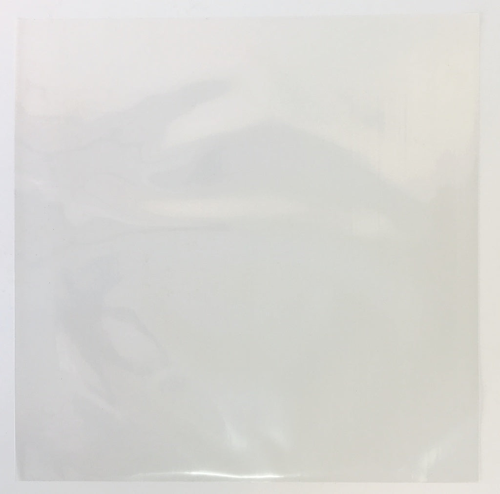 LP(12インチ)レコード用保護袋 カバー 厚口袋(0.09mm) フタ無し 1枚から注文可能