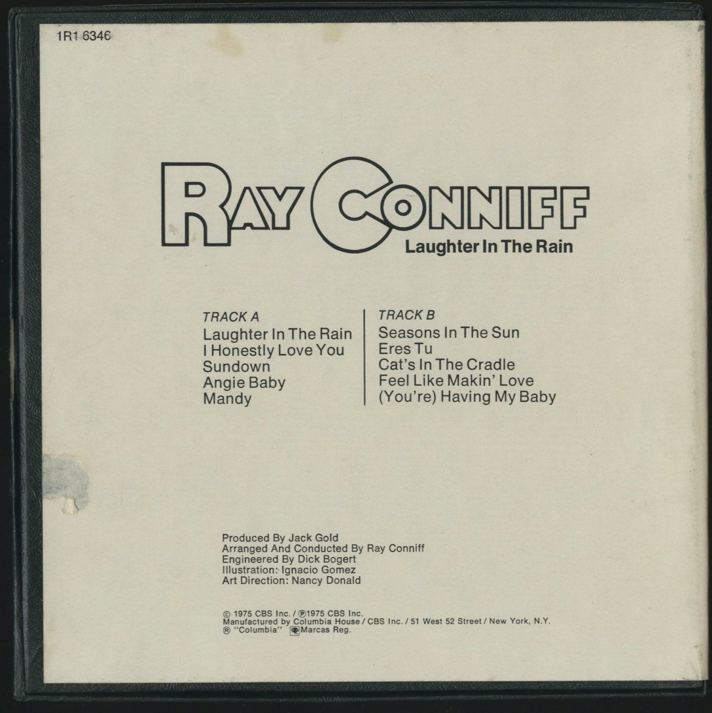 オープンリールテープ RAY CONNIFF / LAUGHTER IN THE RAIN 7号 9.5cm/s (3 3/4IPS) 4トラック