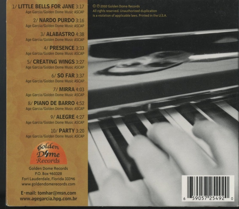 CD / AGE GARCIA TRIO / ALABASTRO / エイジ・ガルシア / 輸入盤 デジパック GDR2549