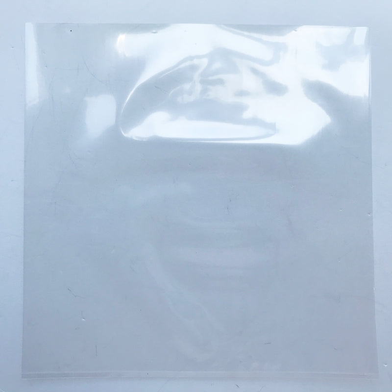 LP(10インチ)レコード用保護袋 カバー 厚口袋(0.08mm) フタ無し 1枚から注文可能