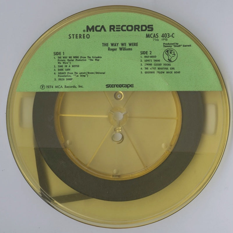 オープンリールテープ ROGER WILLIAMS / THE WAY WE WERE 7号 19cm/s (7 1/2IPS) 4トラック