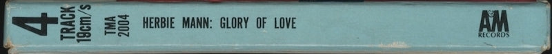 オープンリールテープ HERBIE MANN / GLORY OF LOVE 7号 19cm/s (7 1/2IPS) 4トラック 日本製 ライナー付(ヨレ)