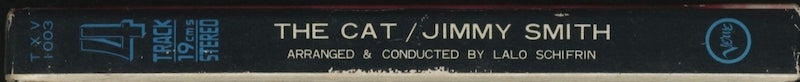 オープンリールテープ JIMMY SMITH / THE CAT 7号 19cm/s (7 1/2IPS) 4トラック 日本製 ライナー(日焼け)付