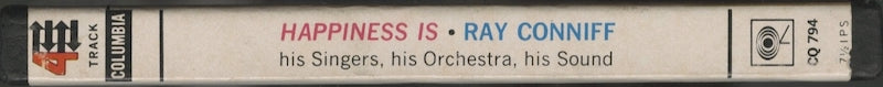 オープンリールテープ RAY CONNIFF / HAPPINNESS IS 7号 19cm/s (7 1/2IPS) 4トラック