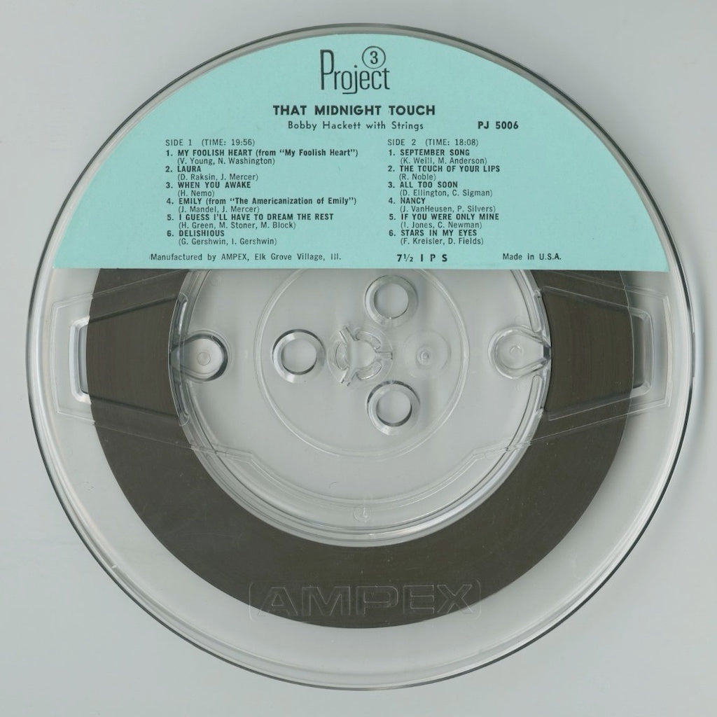 オープンリールテープ BOBBY HACKETT / THAT MIDNIGHT TOUCH 7号 19cm/s (7 1/2IPS) 4トラック