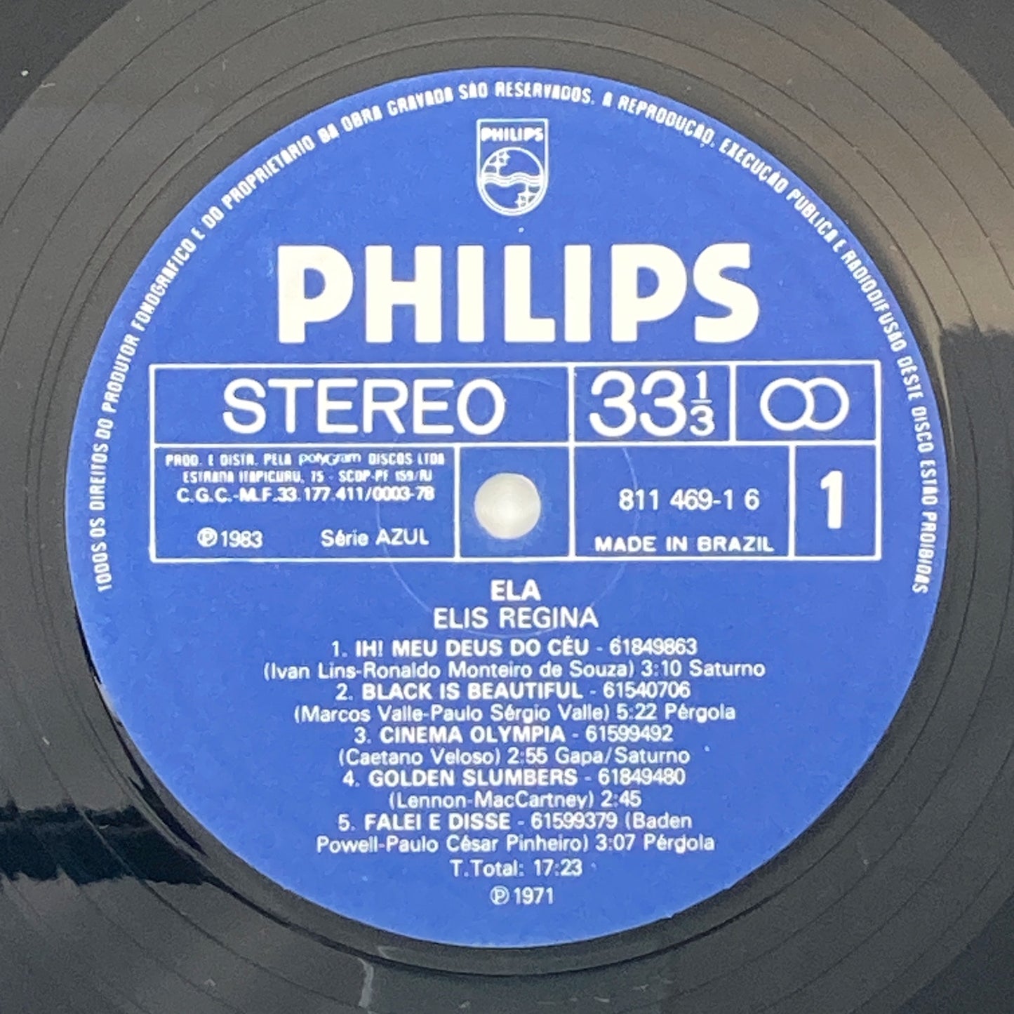 LP/ ELIS REGINA / ELA / エリス・レジーナ / ブラジル盤 PHILIPS