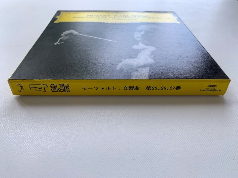 オープンリール/ カール・ベーム / モーツァルト:交響曲第25番、第26番、第27番 / 7号 国内盤 4トラック 19cm/s (7 1/2IPS) DGG