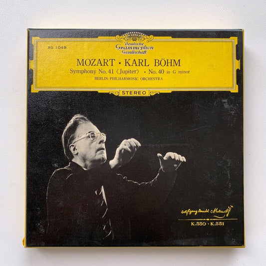 オープンリール/ カール・ベーム / モーツァルト:交響曲第41番「ジュピター」 他 / 7号 国内盤 4トラック 19cm/s (7 1/2IPS) DGG