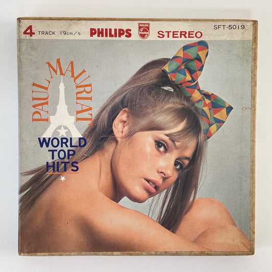 オープンリールテープ/ PAUL MAURIAT / WORLD TOP HITS / ポール・モーリア / 7号 国内盤 4トラック 19cm/s (7 1/2IPS) PHILIPS
