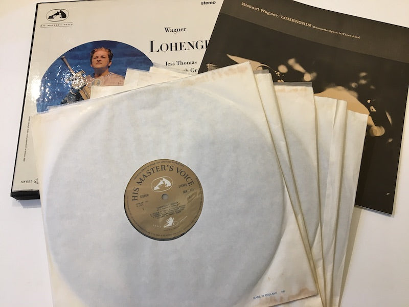 ルドルフ・ケンぺ / ワーグナー:ローエングリン / UKオリジナル盤/5枚組/BOX/金・白抜きニッパーラベル/HMV/ブックレット付き