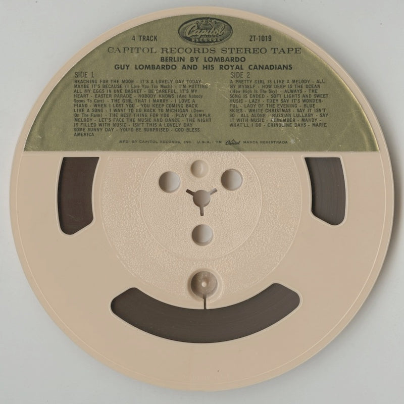 オープンリールテープ GUY LOMBARDO / BERLIN BY LONBARDO 7号 19cm/s (7 1/2IPS) 4トラック