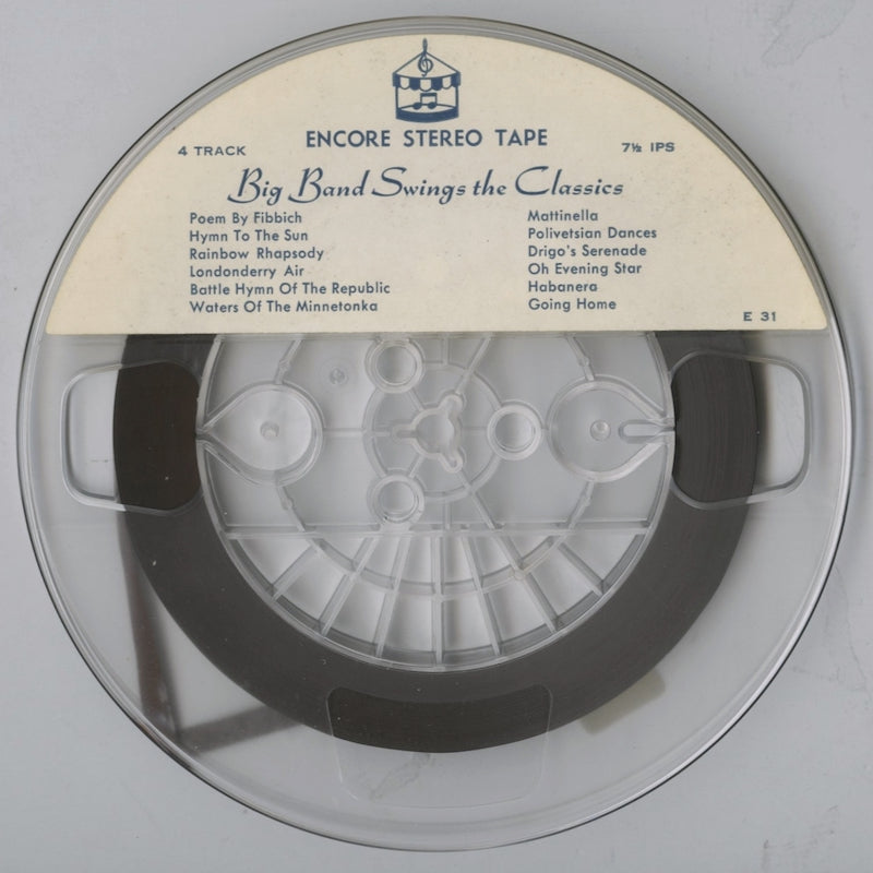 オープンリールテープ BOB FREEDMAN / BIG BAND SWINGS THE CLASSICS 7号 19cm/s (7 1/2IPS) 4トラック