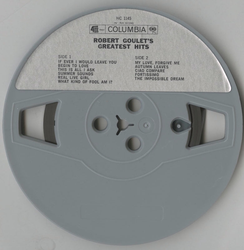 オープンリールテープ ROBERT GOULET / GREATEST HITS 7号 9.5cm/s (3 3/4IPS) 4トラック