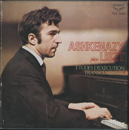 オープンリールテープ / ウラディーミル・アシュケナージ / リスト:超絶技巧練習曲、メフィスト円舞曲、ゴルチャコフ即興曲 7号 19cm/s (7 1/2IPS) 4トラック 日本製 ライナー(うすヤケ、シミ)付 LONDON TLA1102