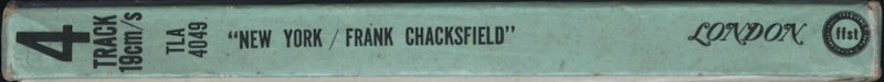 オープンリールテープ FRANK CHACKSFIELD / NEW YORK 7号 19cm/s (7 1/2IPS) 4トラック 日本製 ライナー(うすシミ)付