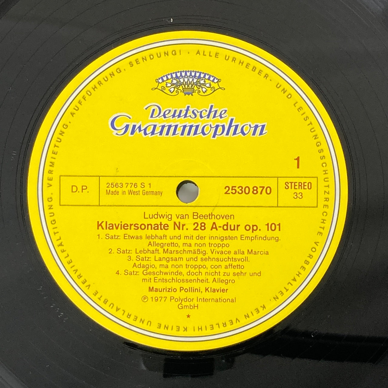 LP/ エミール・ギレリス / ベートーヴェン:ピアノ・ソナタ第17番「テンペスト」第18番 / ドイツ盤 コーティングJK DGG 2532061