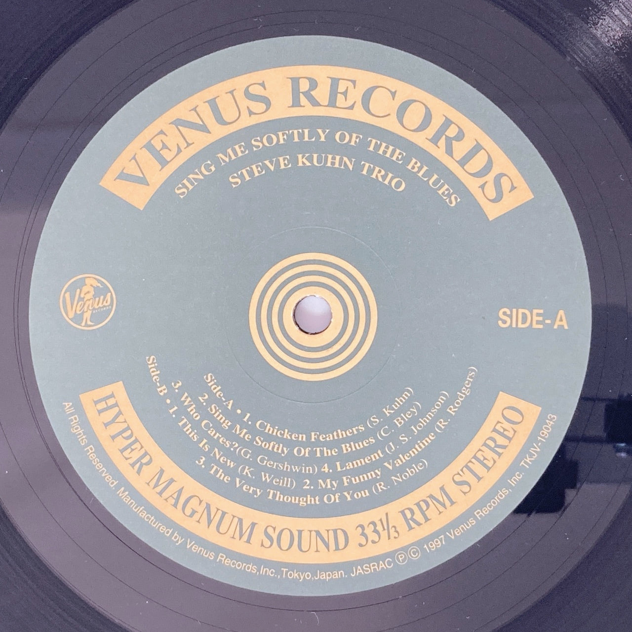 LP/ STEVE KUHN TRIO / SING ME SOFTLY OF THE BLUES / 国内盤 帯・ライナー コーティングJK VENUS VENUS TKJV-19043