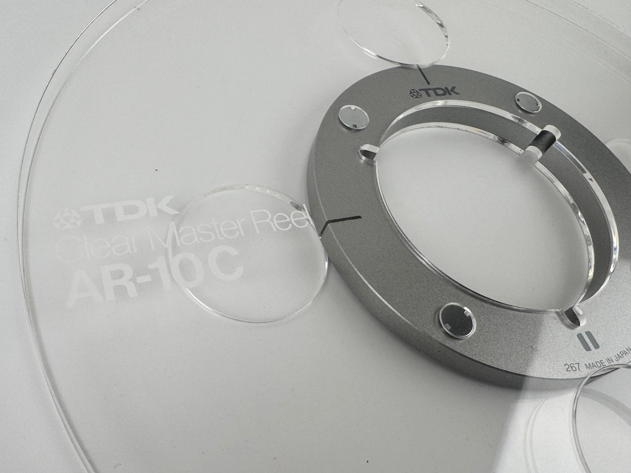 オープンリール 10号 TDK AR-10C クリアマスターリール 空リール 元箱付き
