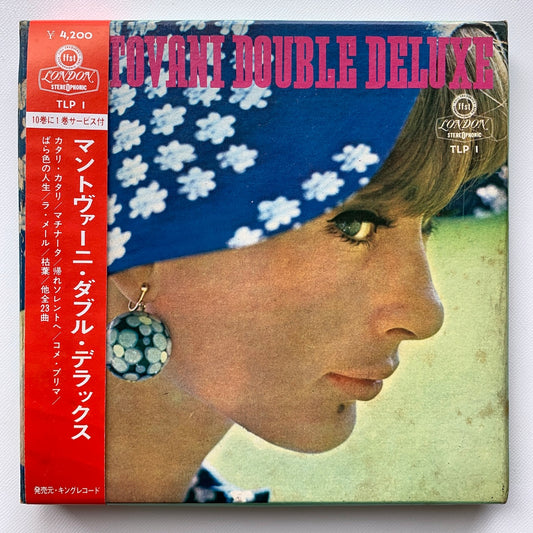 オープンリール/ マントヴァーニ / MANTOVANI DOUBLE DELUXE / 国内盤 7号 4トラック 19cm/s (7 1/2IPS) 帯・ライナー LONDON TLP-1