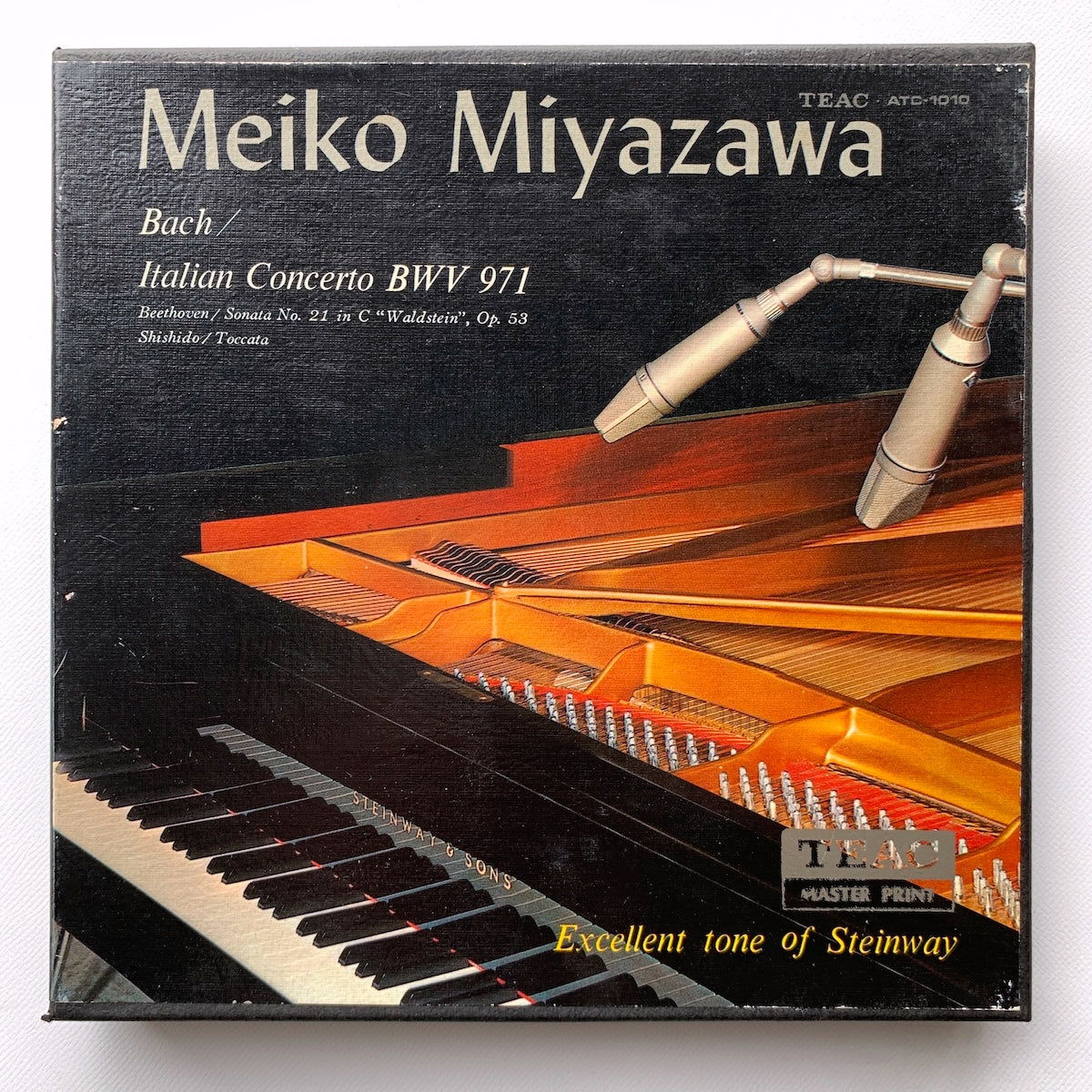 オープンリール/ 宮沢明子 / J.S.バッハ:イタリア協奏曲 他 / 国内盤 7号 4トラック 19cm/s (7 1/2IPS) ライナー TEAC ATC-1010