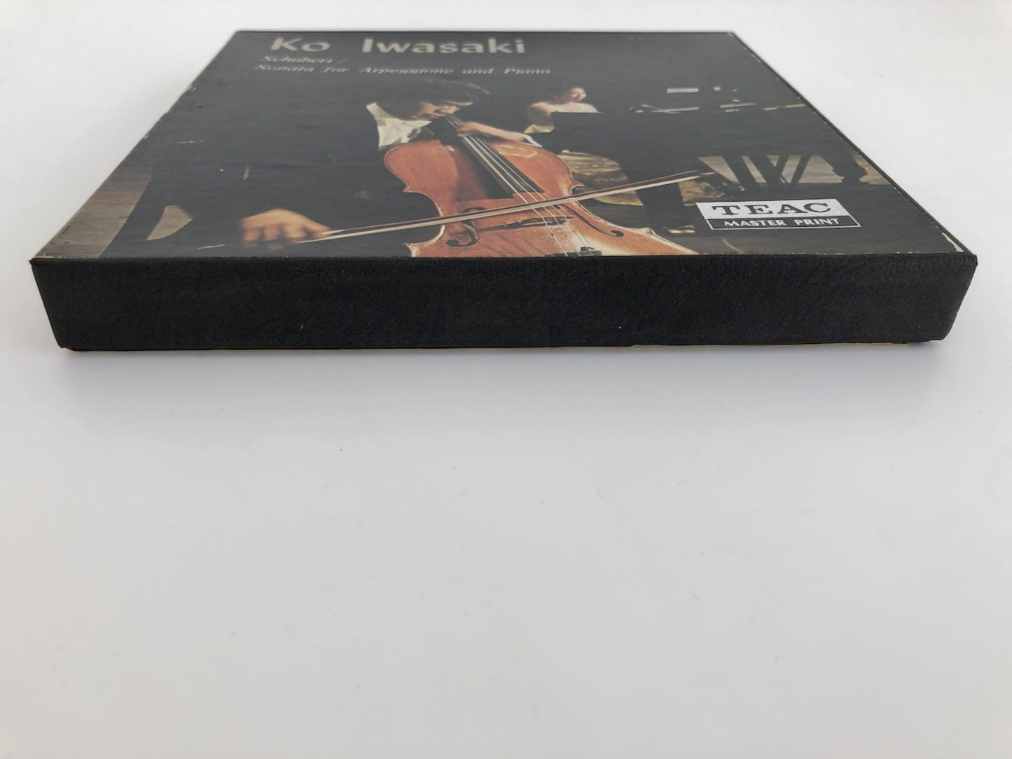 オープンリールテープ 岩崎洸 / シューベルト:アルペジョーネ・ソナタ 7号 19cm/s (7 1/2IPS) 4トラック 日本製 ライナー(スレ、ヤケ)付