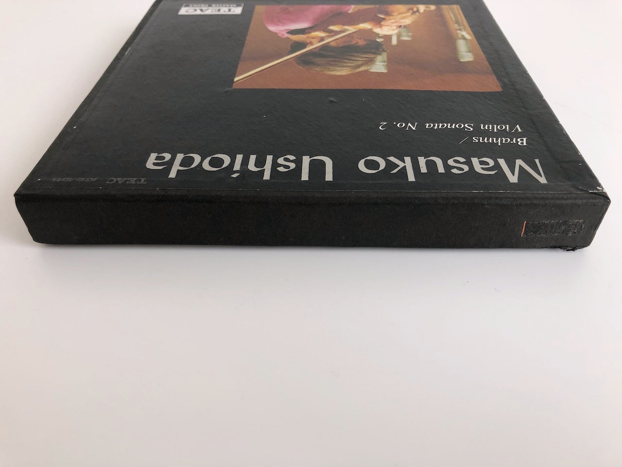 オープンリールテープ 潮田益子 / ブラームス:ヴァイオリン・ソナタ第2番 7号 19cm/s (7 1/2IPS) 4トラック 日本製 ライナー(若干ヨレ)付