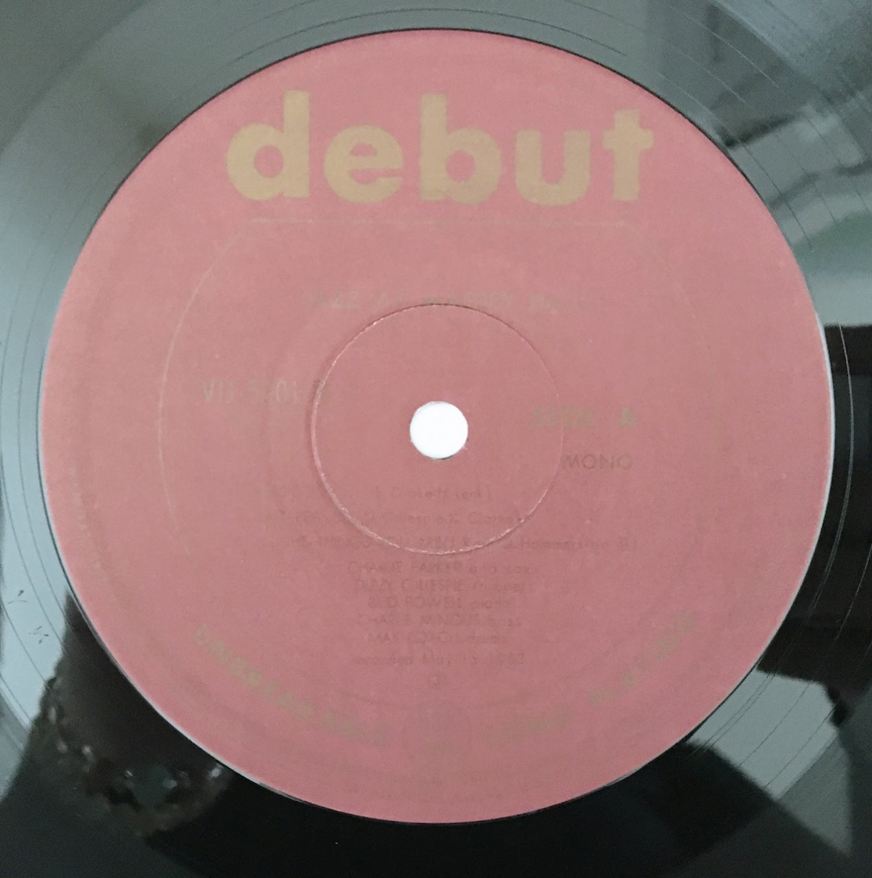 LP/ THE QUINTET / JAZZ AT MASSEY HALL / 国内盤 帯・ライナー付き DEBUT RECORDS VIJ-5001M