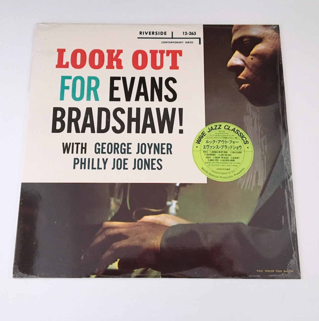LP/ EVANS BRADSHAW / LOOK OUT FOR EVANS BRADSHAW! / 国内盤 WAVE JAZZ RIVERSIDE RECORDS WJC-263