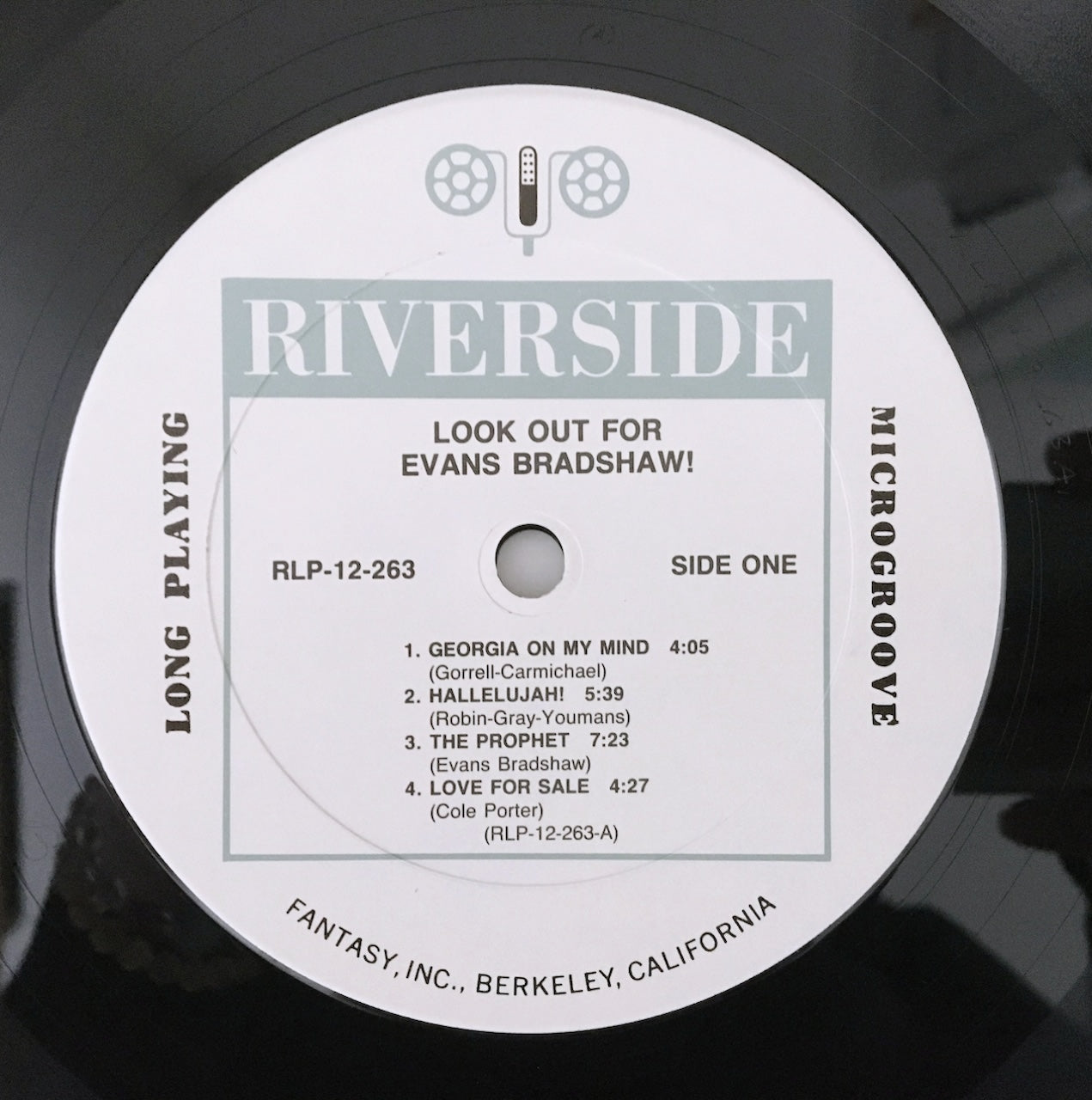 LP/ EVANS BRADSHAW / LOOK OUT FOR EVANS BRADSHAW! / 国内盤 WAVE JAZZ RIVERSIDE RECORDS WJC-263