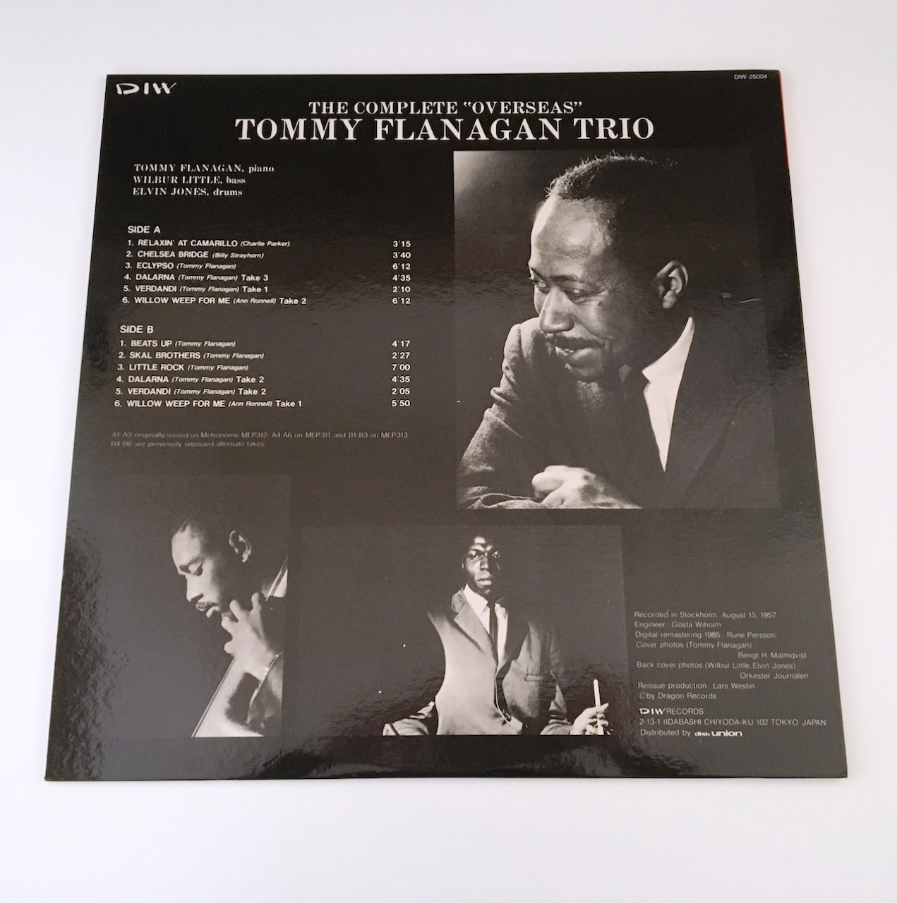 LP/ TOMMY FLANAGAN / OVERSEAS / 国内盤 ライナー DIW DIW-25004