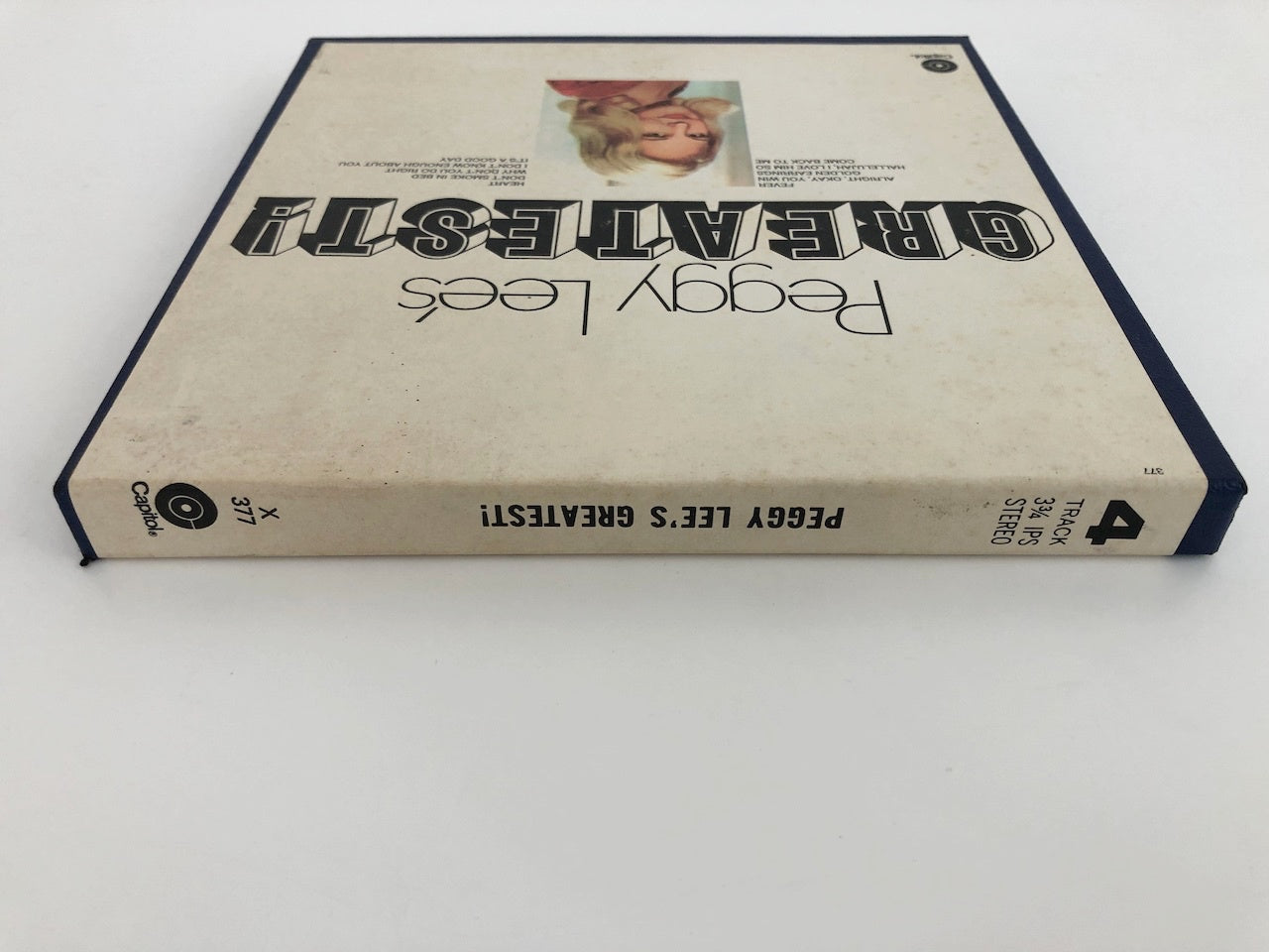 オープンリールテープ PEGGY LEE'S / GREATEST HITS 7号 19cm/s (7 1/2IPS) 4トラック US製