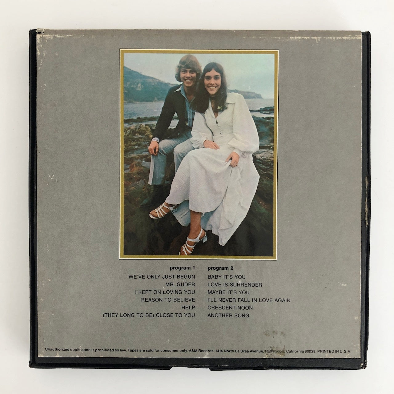 オープンリールテープ CARPENTERS / CLOSE TO YOU 遙かなる影 7号 19cm/s (7 1/2IPS) 4トラック US製