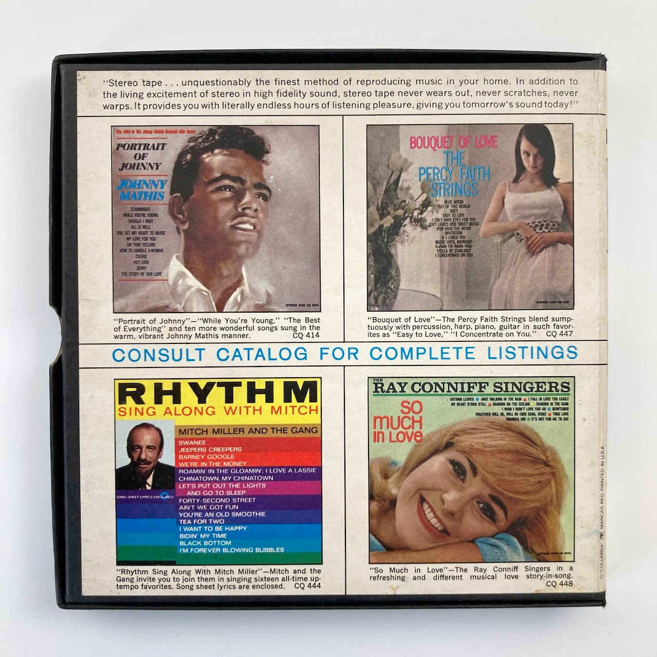 オープンリールテープ/ MILES DAVIS / KIND OF BLUE / 7号 19cm/s (7 1/2IPS) 4トラック US製 ライナー COLUMBIA