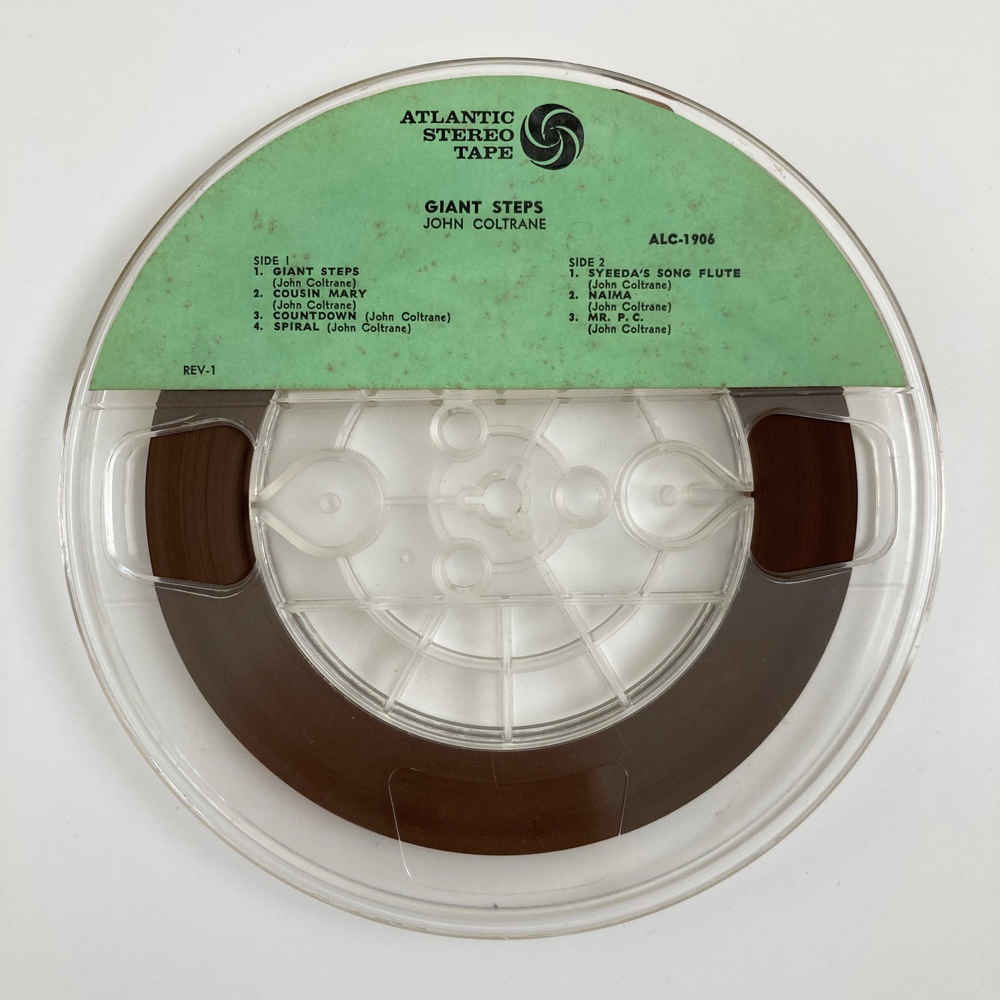 オープンリールテープ/ JOHN COLTRANE / GIANT STEPS / 7号 19cm/s (7 1/2IPS) 4トラック US製 ATLANTIC