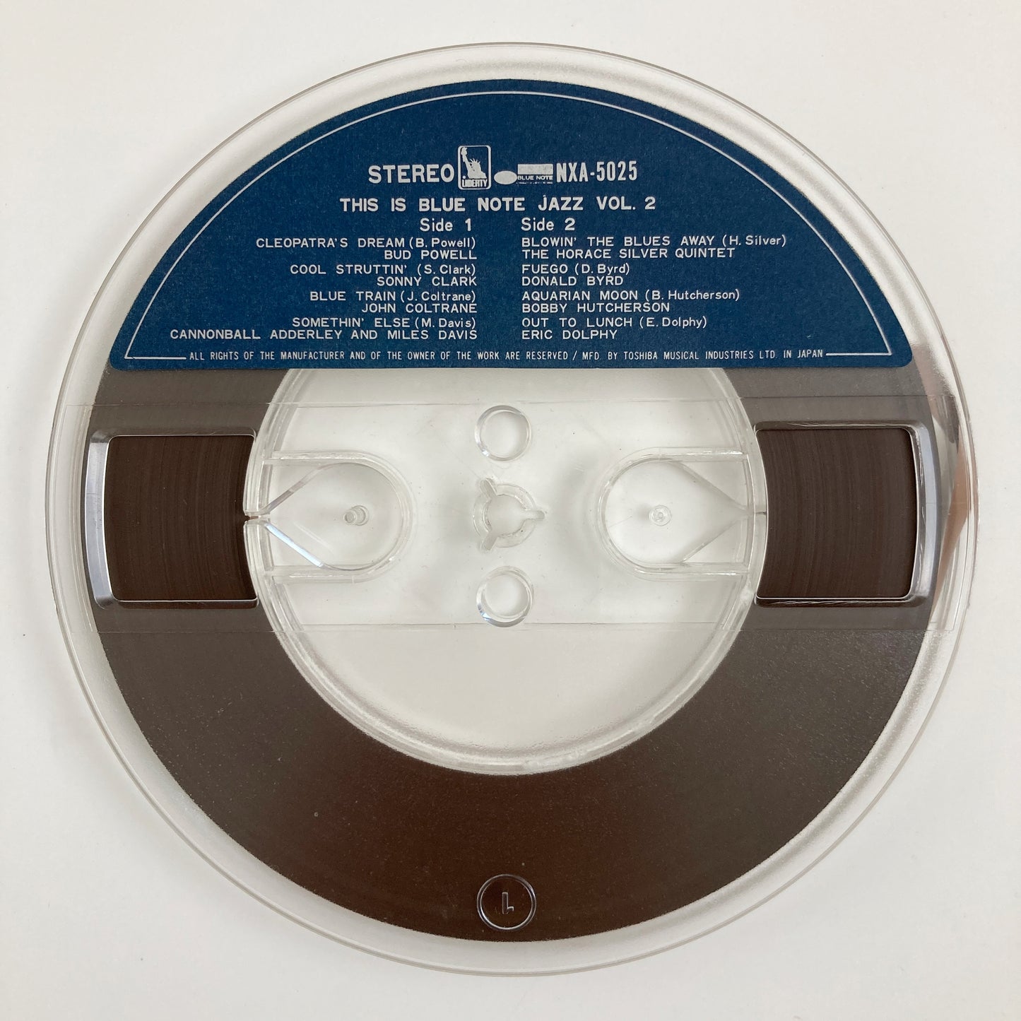 オープンリールテープ/ V.A. / THIS IS BLUE NOTE JAZZ VOL.2 / 7号 19cm/s (7 1/2IPS) 4トラック 日本盤 帯・ライナー BLUE NOTE