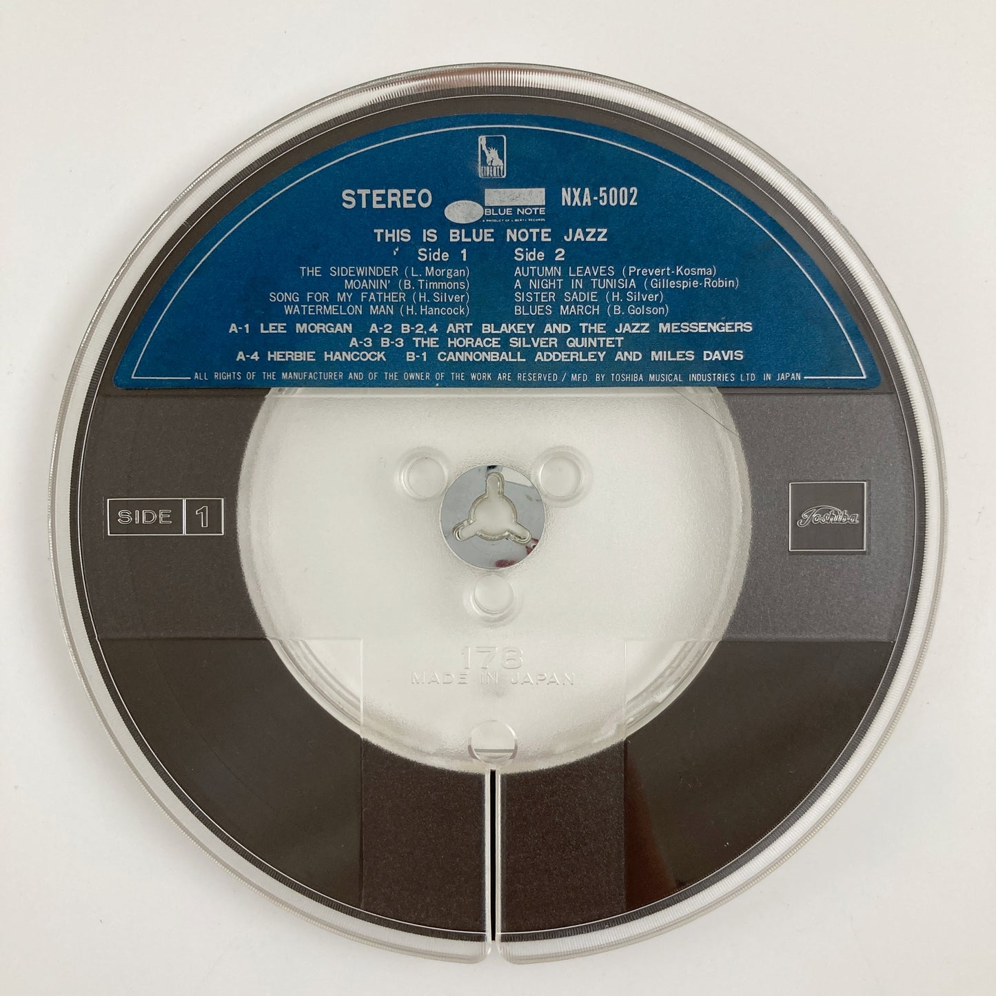 オープンリールテープ/ V.A. / THIS IS BLUE NOTE JAZZ / 7号 19cm/s (7 1/2IPS) 4トラック 日本盤 ライナー BLUE NOTE