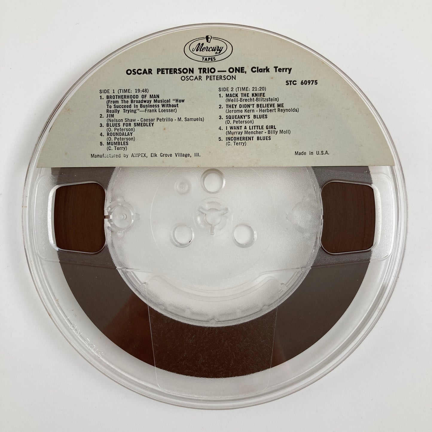 オープンリールテープ/ OSCAR PETERSON TRIO / CLARK TERRY / 7号 19cm/s (7 1/2IPS) 4トラック US製 MERCURY
