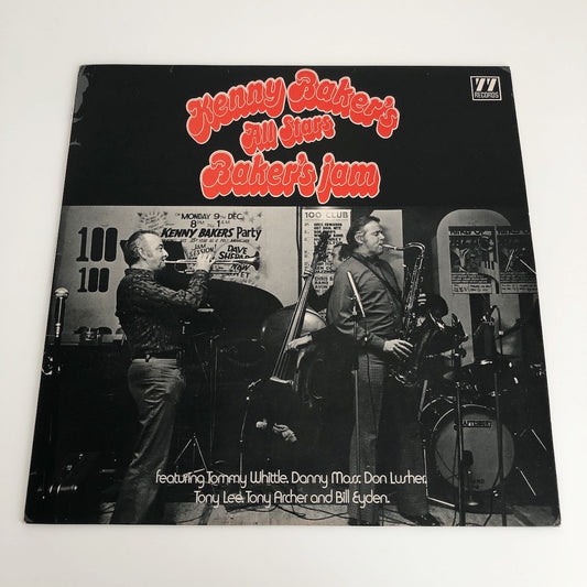 LP/ KENNY BAKER / BAKER'S JAM / UK盤 コーティングJK CS(ライブチケット添付)付き 77RECORDS 77S56