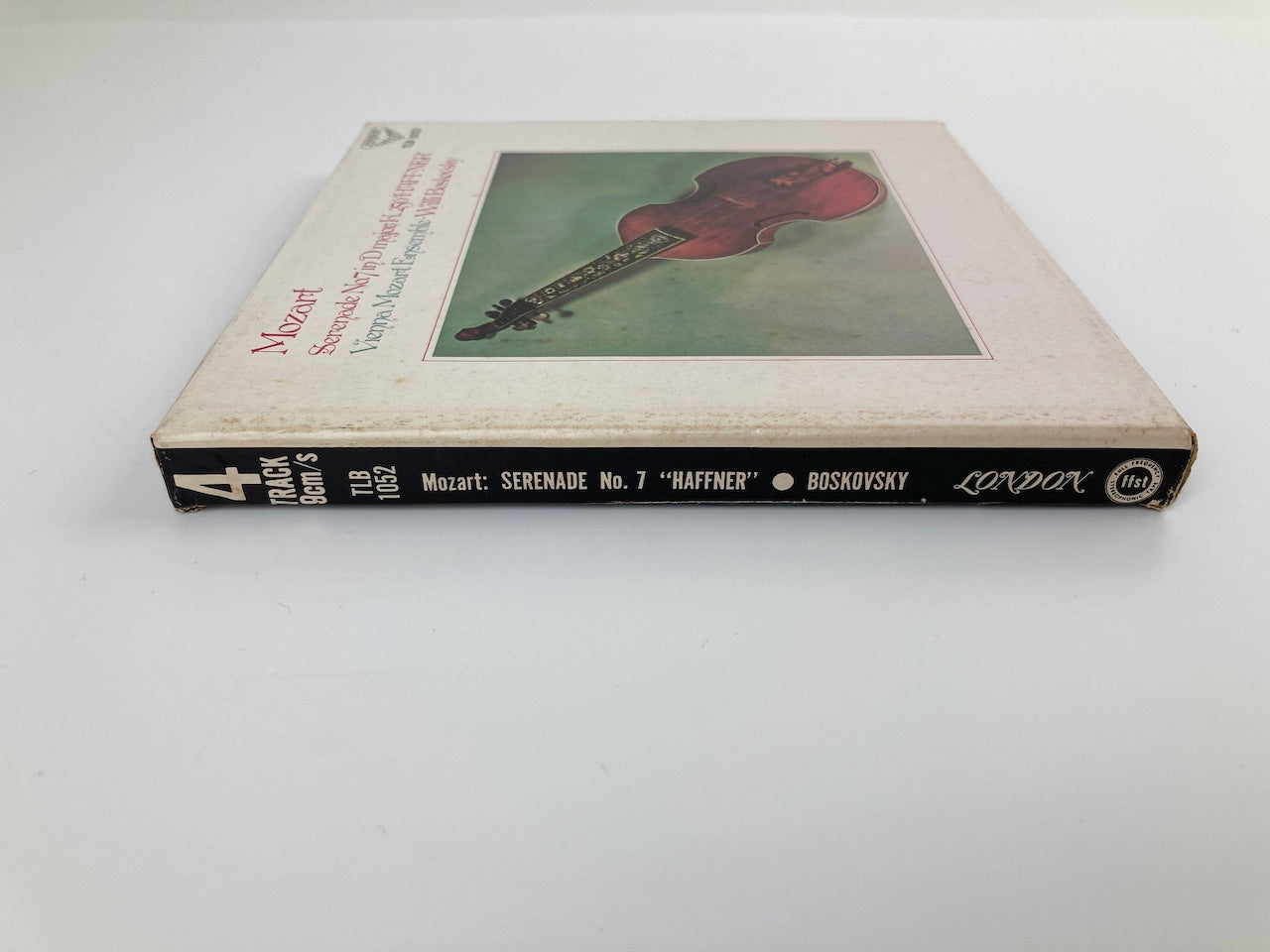 オープンリールテープ / ウィリー・ボスコフスキー / モーツァルト:セレナード第7番「ハフナー」 / 日本盤 ライナー 7号 19cm/s (7 1/2IPS) 4トラック LONDON