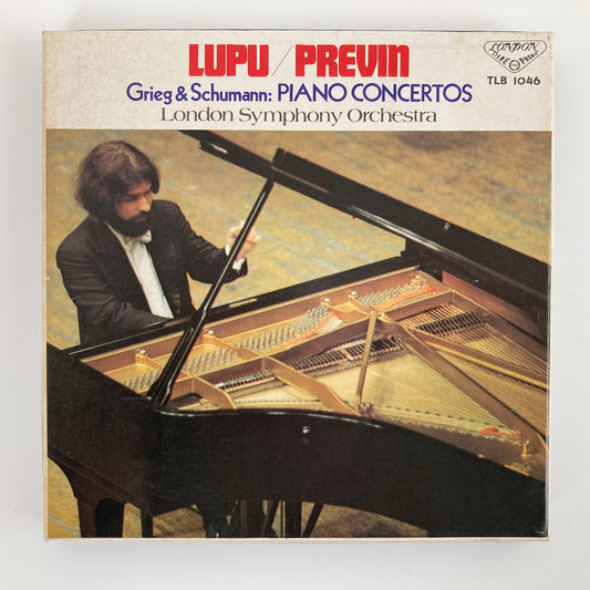 オープンリールテープ / ラドゥ・ルプー / グリーグ、シューマン:ピアノ協奏曲 / 日本盤 ライナー 7号 19cm/s (7 1/2IPS) 4トラック LONDON