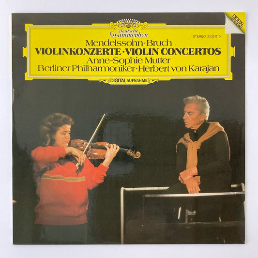LP/ アンネ=ゾフィー・ムター、ヘルベルト・フォン・カラヤン / メンデルスゾーン、ブルッフ:ヴァイオリン協奏曲 / ドイツ盤 DIGITAL コーティングJK DGG 2532016