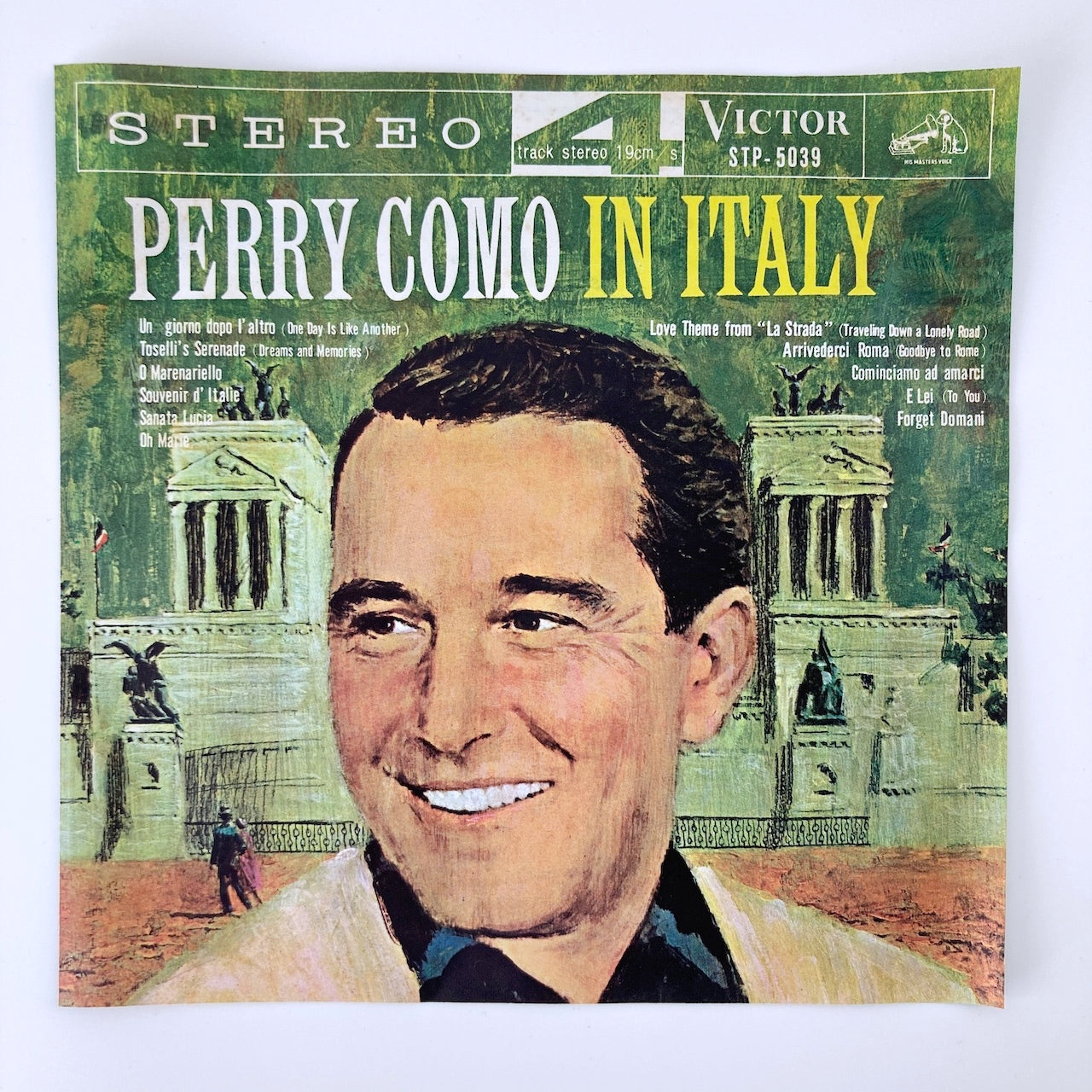 オープンリールテープ PERRY COMO / IN ITALY / 日本盤 ライナー 7号 19cm/s (7 1/2IPS) 4トラック RCA VICTOR