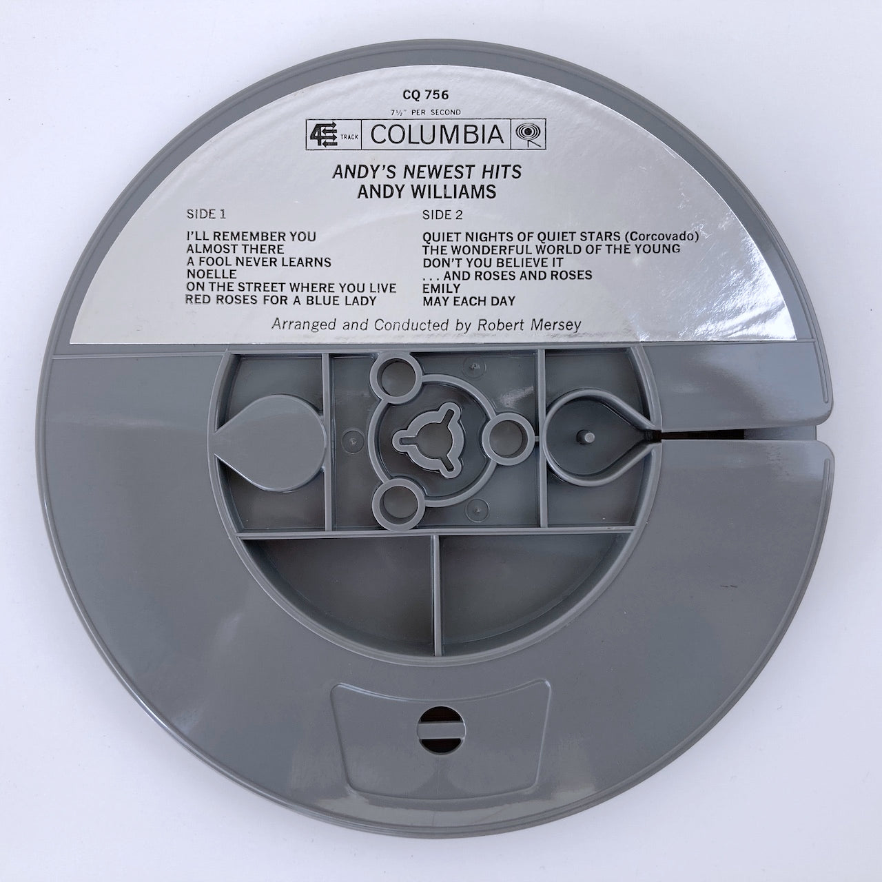 オープンリールテープ ANDY WILLIAMS / NEWES THITS / US盤 7号 19cm/s (7 1/2IPS) 4トラック COLUMBIA