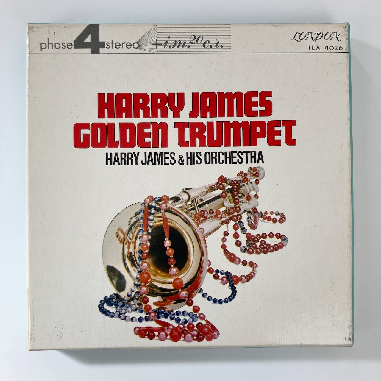 オープンリールテープ HARRY JAMES / GOLDEN TRUMPET / 日本盤 ライナー 7号 19cm/s (7 1/2IPS) 4トラック LONDON