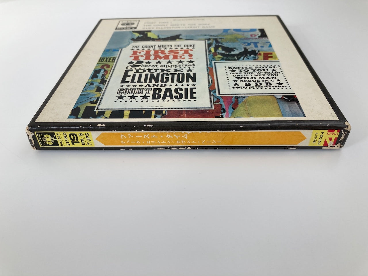 オープンリールテープ COUNT BASIE & DUKE ELLINGTON / FIRST TIME / 日本盤 ライナー 7号 19cm/s (7 1/2IPS) 4トラック COLUMBIA
